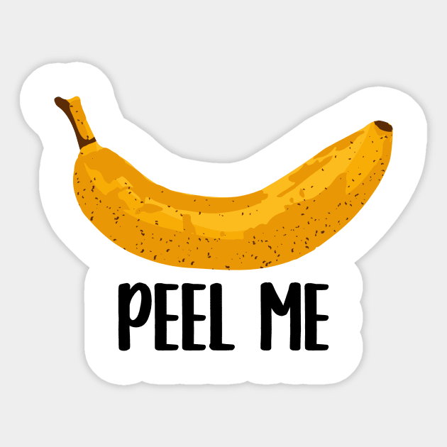 Peel Me Banana For Scale Sticker by notami